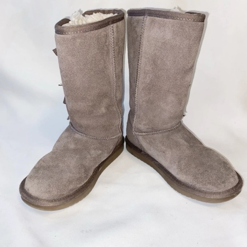 Kookaburra Victoria Tall Chestnut Fashion Women's Boots 6‎ Ugg Cozy Suede - Picture 10 of 15